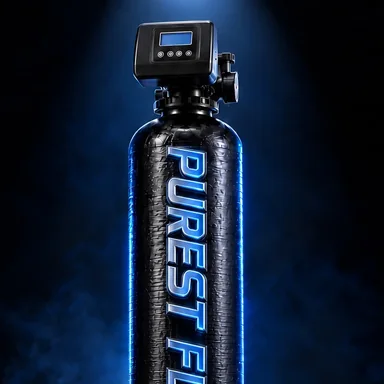 A dark showroom image of Purest Flow X1