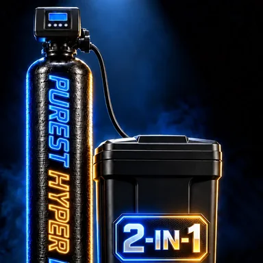 A dark showroom image of Purest Hyper Flow